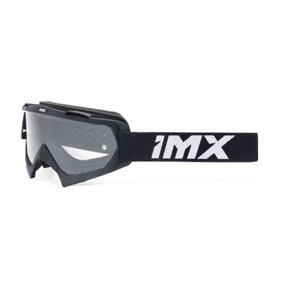 Gogle motocyklowe IMX Mud Black Gloss - Szyba Clear (1 Szyba W Zestawie)